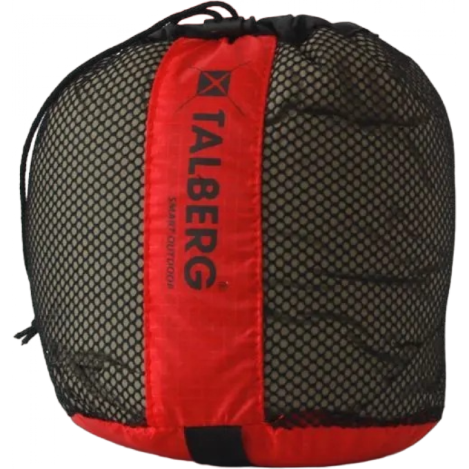 Мешок сетчатый TALBERG MESH SACK 10, черный-красный 4673747399162